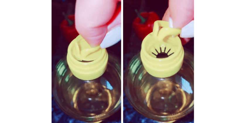 Công dụng tuyệt vời của chiếc nắp nhỏ trong chai dầu ăn, 99% chúng ta đều chưa biết!